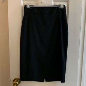 Banana Republic wool skirt, black, size 0